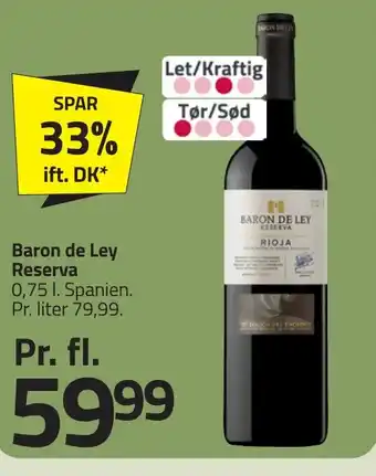Fleggaard Baron de Ley Reserva erbjuda