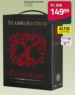 Fleggaard Masso Antico Primitivo erbjuda