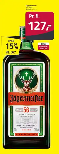 Fleggaard Jägermeister erbjuda