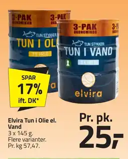 Fleggaard Elvira Tun i Olie el. Vand erbjuda