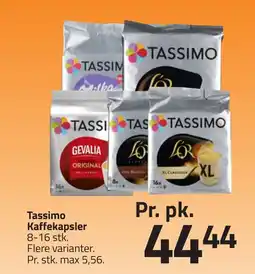 Fleggaard Tassimo Kaffekapsler erbjuda