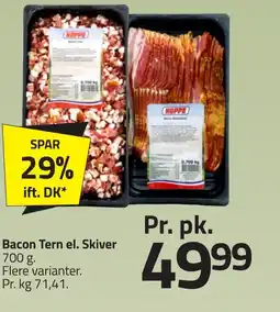 Fleggaard Bacon Tern el. Skiver erbjuda