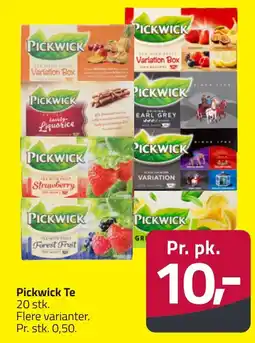 Fleggaard Pickwick Te erbjuda