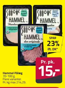 Fleggaard Hammel Pålæg erbjuda