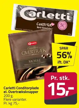 Fleggaard Carletti Conditorplade el. Overtræksknapper erbjuda