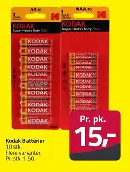 Fleggaard Kodak Batterier erbjuda