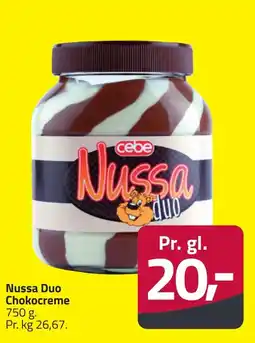 Fleggaard Nussa Duo Chokocreme erbjuda