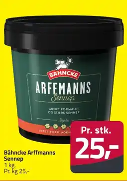 Fleggaard Bähncke Arffmanns Sennep erbjuda