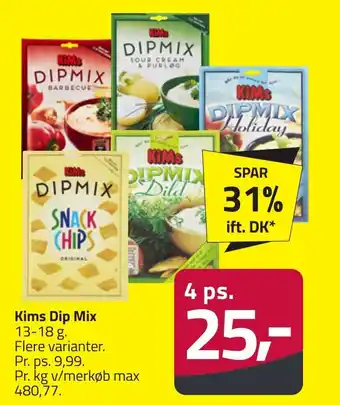 Fleggaard Kims Dip Mix erbjuda