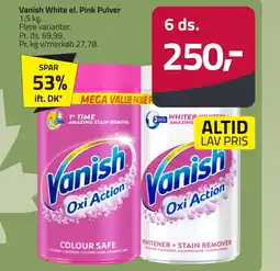 Fleggaard Vanish White el. Pink Pulver erbjuda