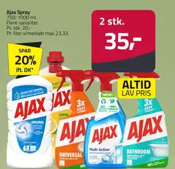 Fleggaard AJAX Spray erbjuda