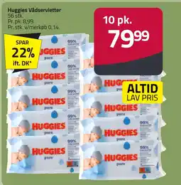 Fleggaard Huggies Vådservietter 10 pk. erbjuda