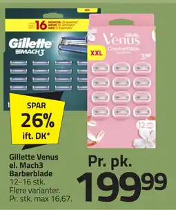 Fleggaard Gillette Venus el. Mach3 Barberblade erbjuda