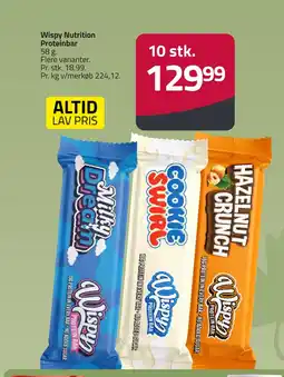Fleggaard Wispy Nutrition Proteinbar erbjuda