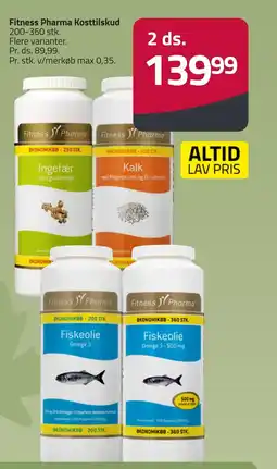 Fleggaard Fitness Pharma Kosttilskud erbjuda