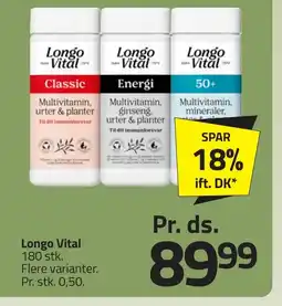 Fleggaard Longo Vital erbjuda