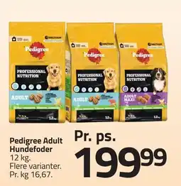 Fleggaard Pedigree Adult Hundefoder erbjuda