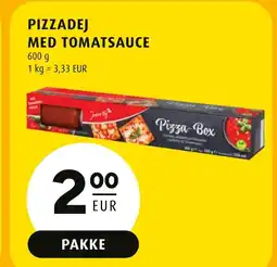 Scandinavian Park Jeden Tag Pizzadej med tomatsauce erbjuda