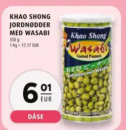 Scandinavian Park Khao shong jordnødder med wasabi erbjuda