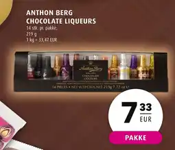 Scandinavian Park Anthon berg chocolate liqueurs erbjuda