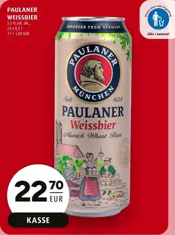 Scandinavian Park Paulaner weissbier erbjuda