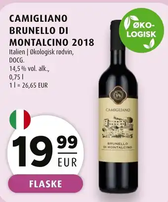Scandinavian Park Camigliano brunello di montalcino 2018 erbjuda