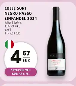 Scandinavian Park Colle sori negro passo zinfandel 2024 erbjuda