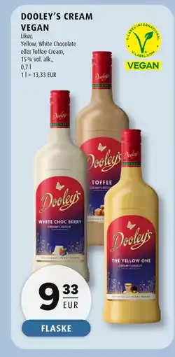 Scandinavian Park Dooley's Cream vegan erbjuda