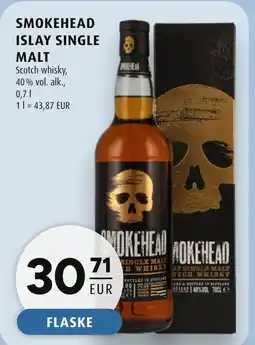 Scandinavian Park Smokehead Islay single malt erbjuda