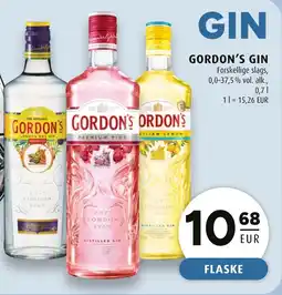 Scandinavian Park Gordon's gin erbjuda