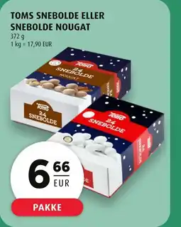 Scandinavian Park Toms Snebolde eller snebolde nougat erbjuda