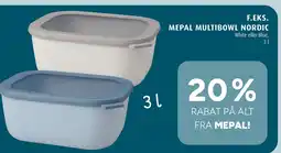 Scandinavian Park F.eks. Mepal multibowl Nordic erbjuda