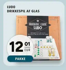 Scandinavian Park Ludo drikkespil af glas erbjuda
