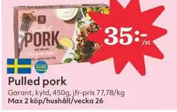 Hemköp Garant Pulled pork erbjuda