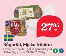 Hemköp Fazer Rågbröd, Mjuka fröbitar erbjuda
