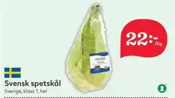 Hemköp Svensk spetskål erbjuda