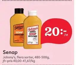 Hemköp Johnny' Senap erbjuda