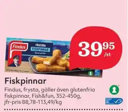 Hemköp Findus Fiskpinnar erbjuda