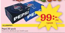 Hemköp PEPSI 20-pack erbjuda
