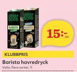 Hemköp Valio Barista havredryck erbjuda