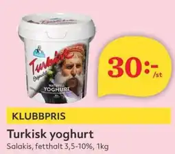 Hemköp Salakis Turkisk yoghurt erbjuda