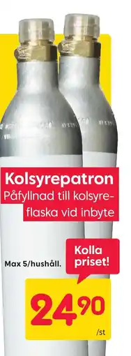 Rusta Kolsyrepatron erbjuda