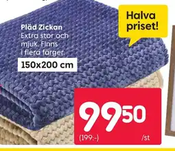 Rusta Pläd Zickan erbjuda
