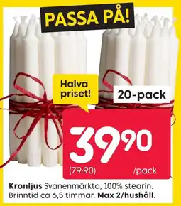 Rusta Kronljus erbjuda
