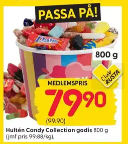 Rusta Hultén Candy Collection godis erbjuda