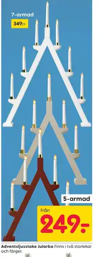 Rusta Adventsljusstake Jularbo erbjuda