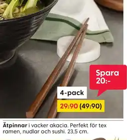 Rusta Ätpinnar erbjuda