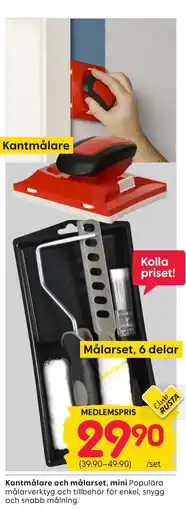 Rusta Kantmålare och målarset, mini erbjuda