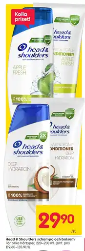 Rusta Head & Shoulders schampo och balsam erbjuda