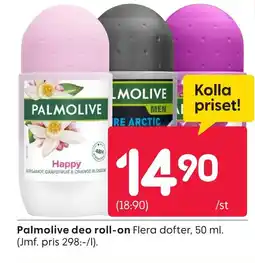 Rusta PALMOLIVE deo roll-on erbjuda